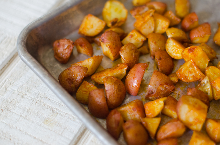 Roasted New Potatoes from ChefSarahElizabeth.com
