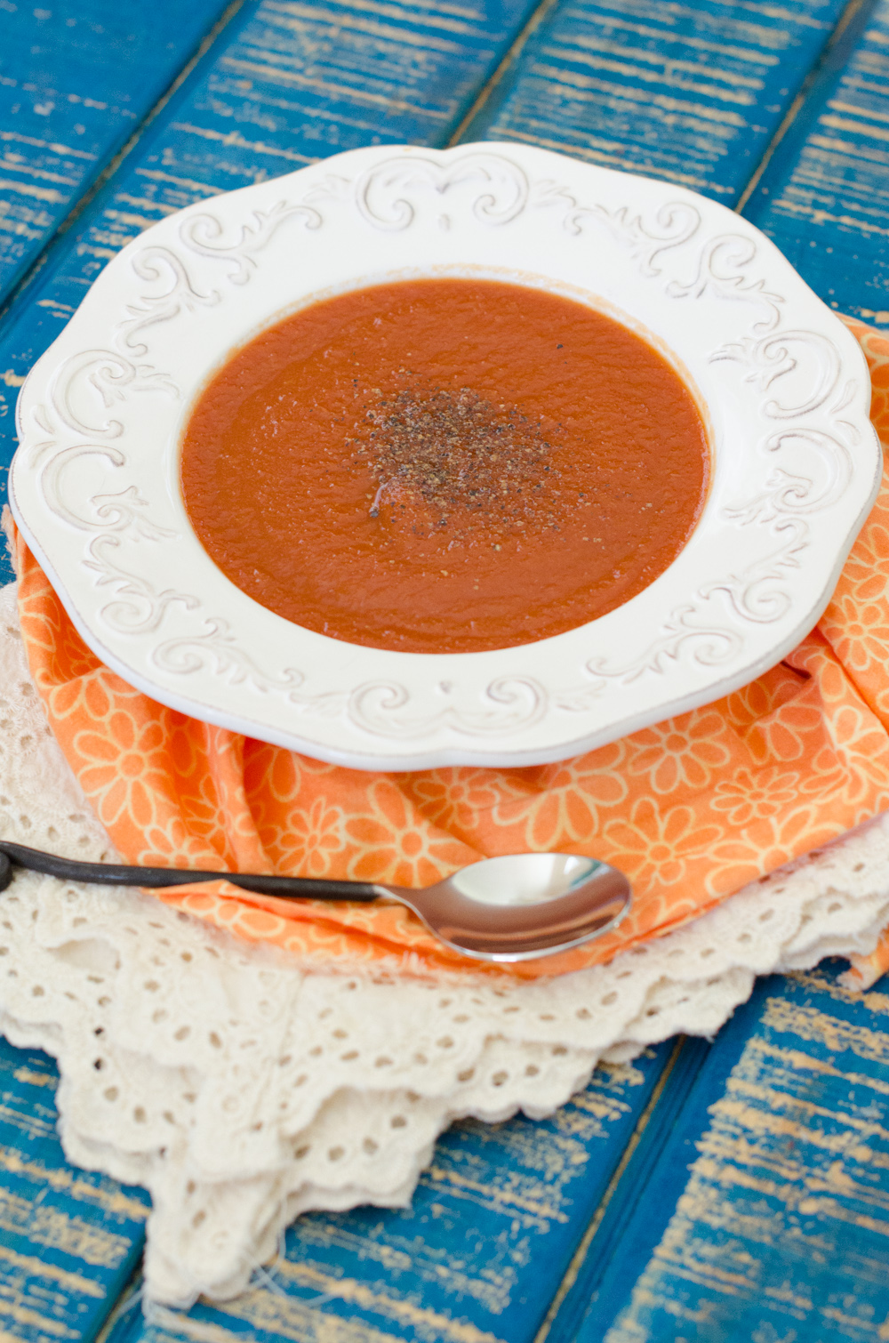 Vegan Tomato Soup recipe from ChefSarahElizabeth.com