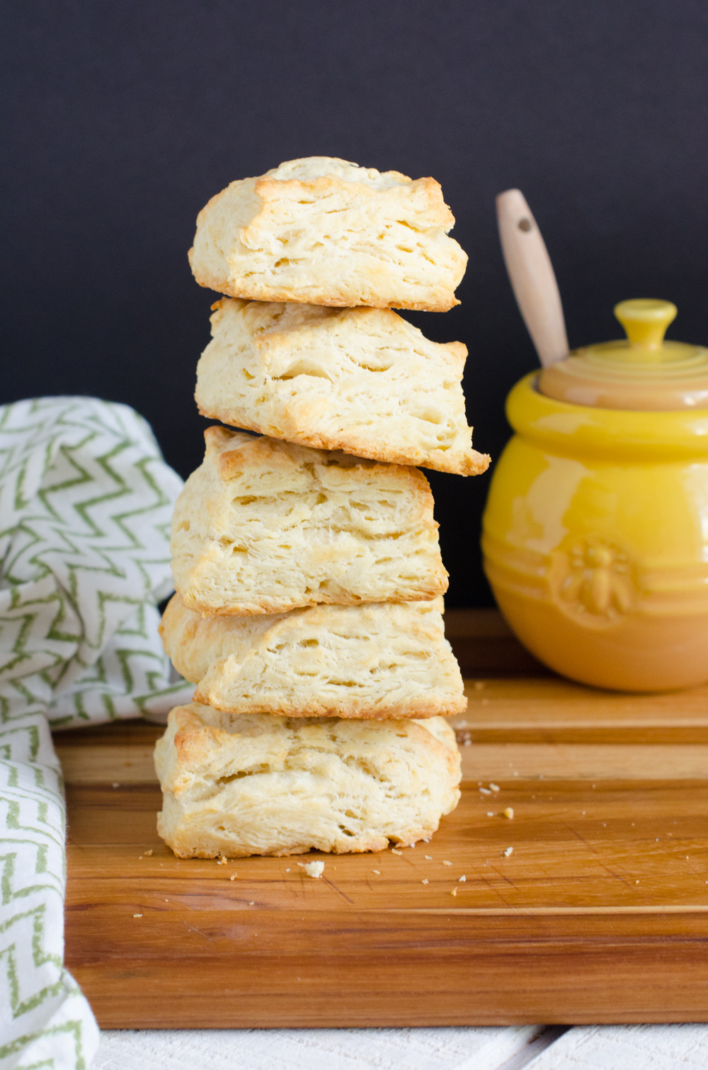 Flaky Butter Biscuits recipe from ChefSarahElizabeth.com