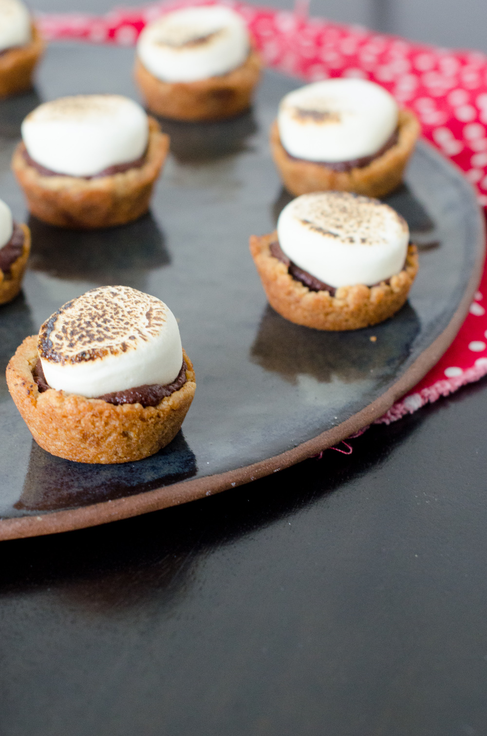 S'mores Cookie Cups recipe from ChefSarahElizabeth.com