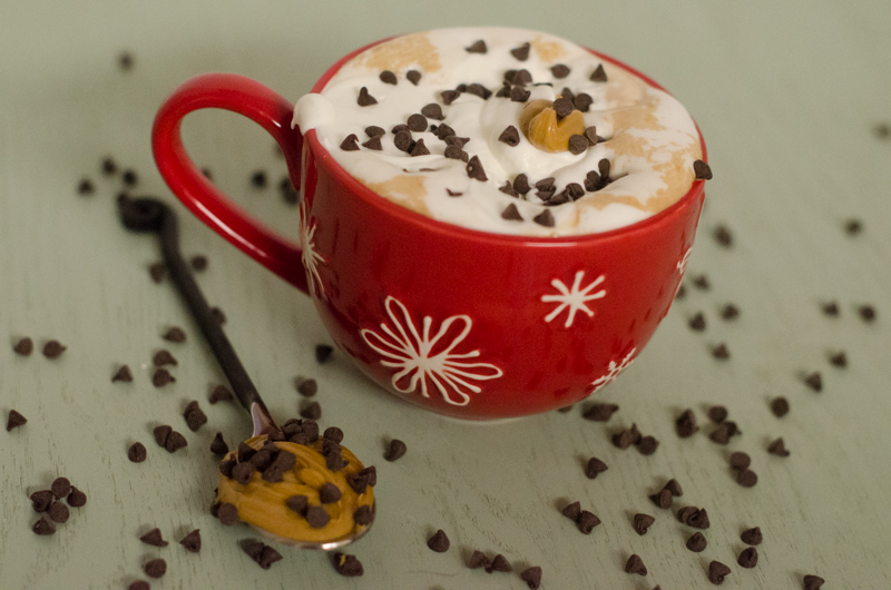 peanut butter hot cocoa from ChefSarahElizabeth.com