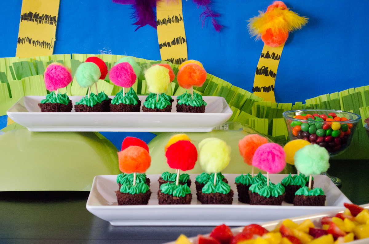 The Lorax theme party from ChefSarahElizabeth.com