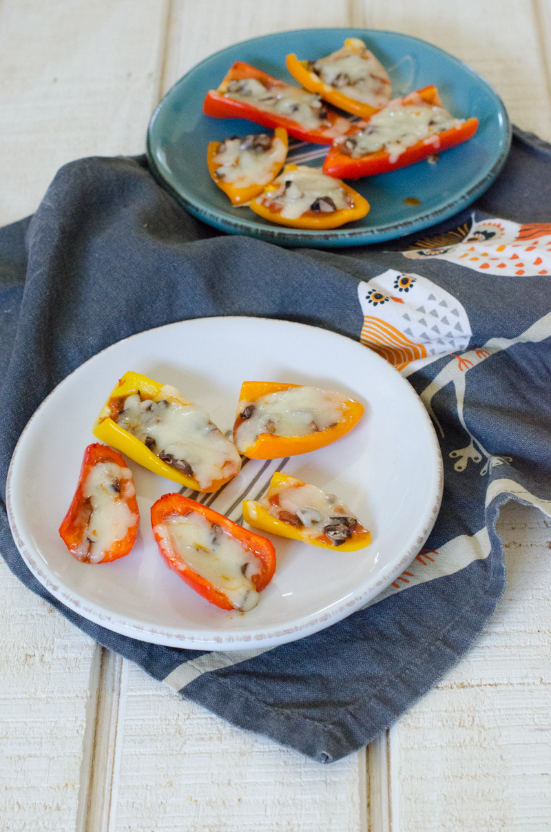 Mini Bell Pepper Pizza from ChefSarahElizabeth.com