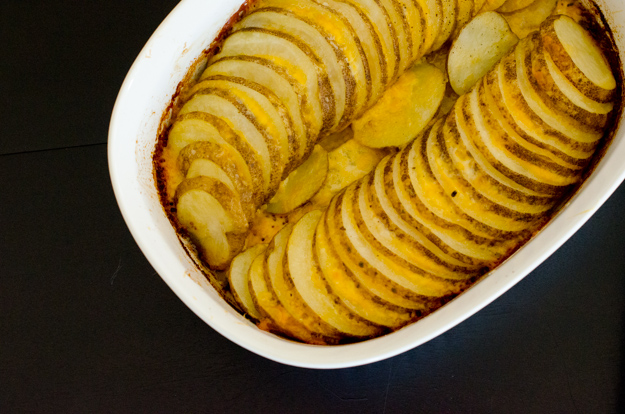 Cheesy Potato Wheels recipe from ChefSarahElizabeth.com