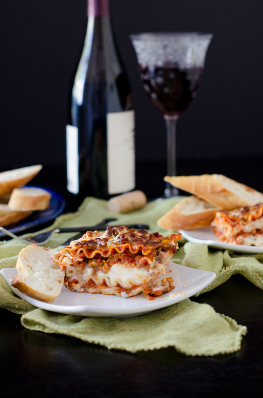 Cheese Attack Lasagna recipe from ChefSarahElizabeth.com
